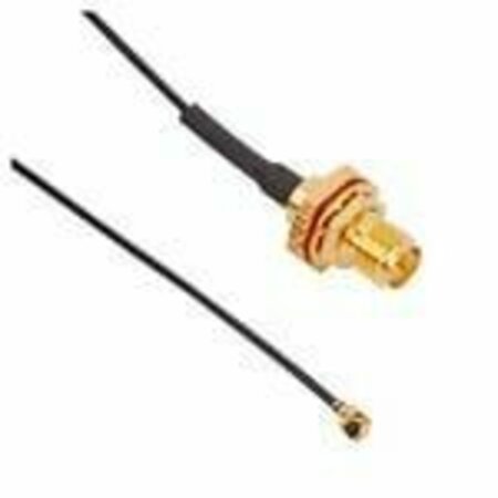 RF Rf Cable Assemblies Sma Bh Jk-Amc Plg 1.13Mm Cable, 150 Mm 336313-12-0150